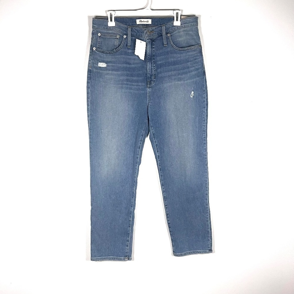 Madewell Classic Straight Leg High Rise Jeans Style M3004